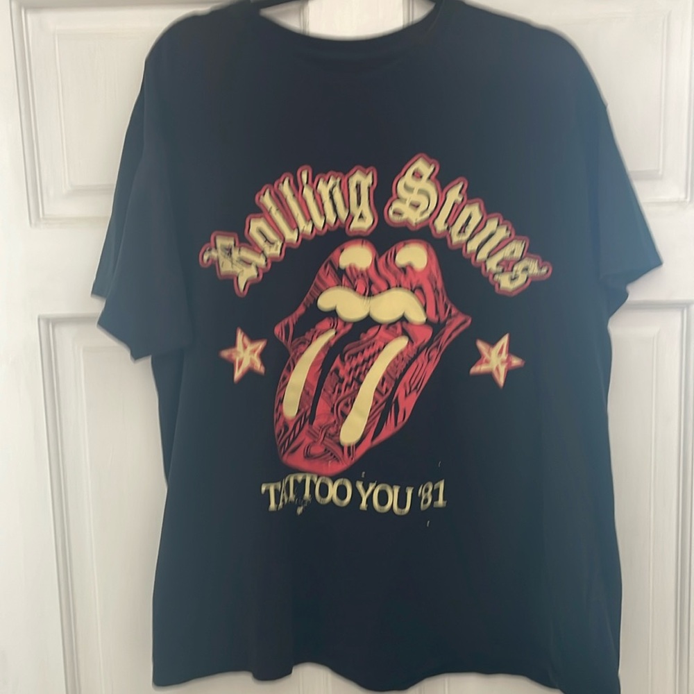 Rolling Stones black t shirt size 1x